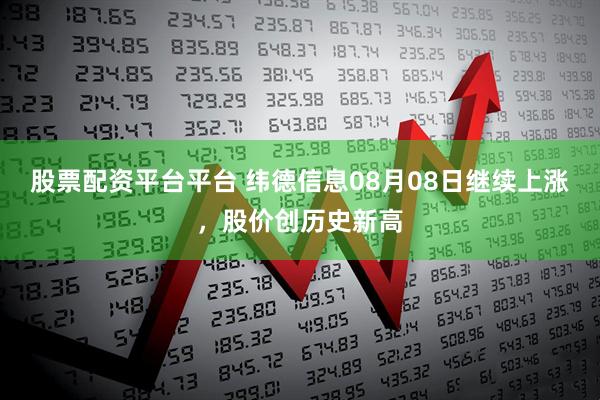 股票配资平台平台 纬德信息08月08日继续上涨，股价创历史新高